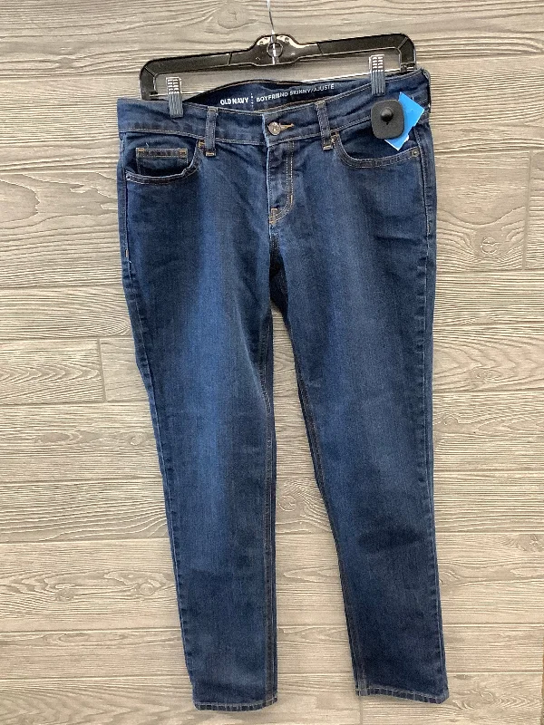 Comfortable Shoes Jeans Boyfriend By Old Navy In Blue Denim, Size: 4