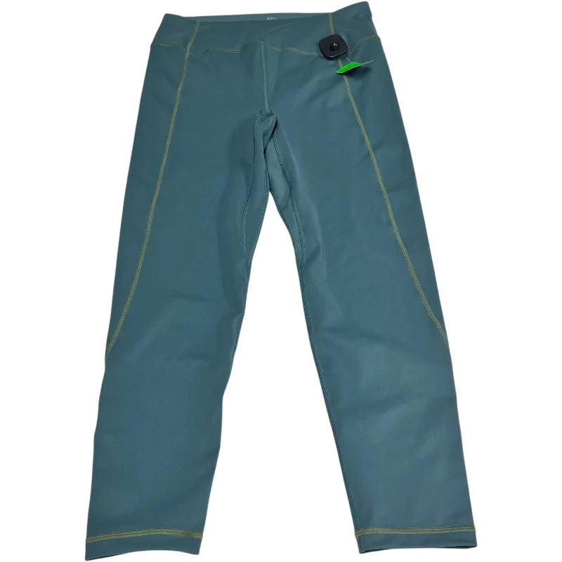 Classic Jackets Athletic Leggings By J. Crew In Green, Size: L