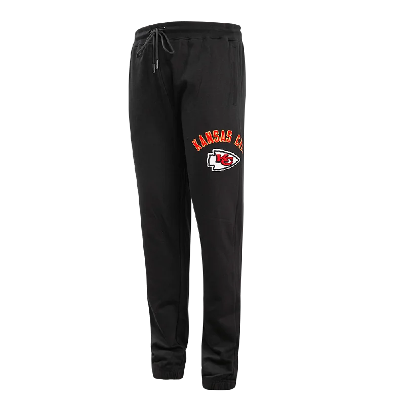 Comfy Jackets NFL KANSAS CITY CHIEFS CLASSIC MEN'S SWEATPANT (BLACK)