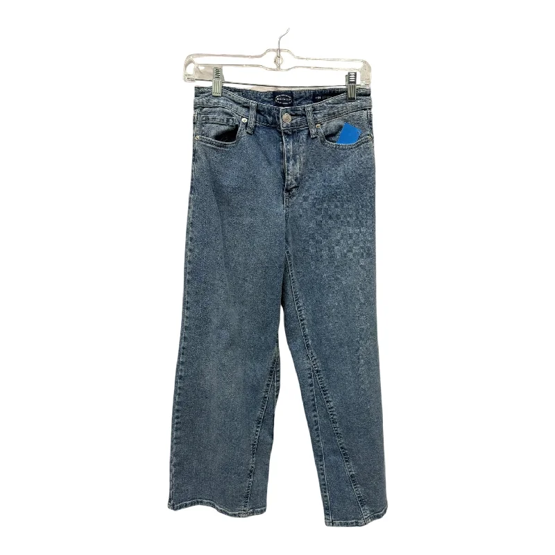Stylish Apparel Jeans Wide Leg By Scoop In Blue, Size:2