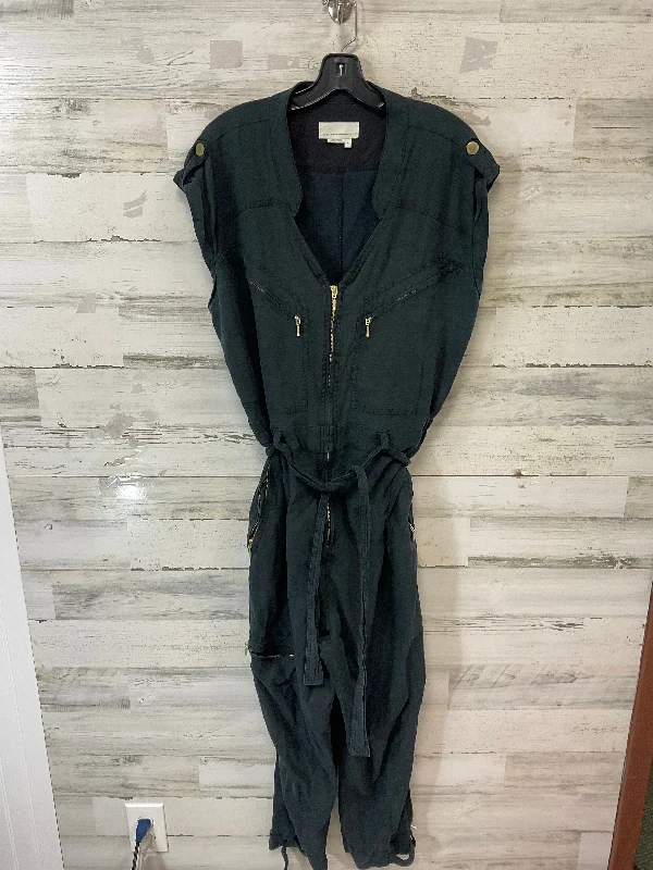 Tailored Coats Jumpsuit By Anthropologie In Blue, Size: Xl