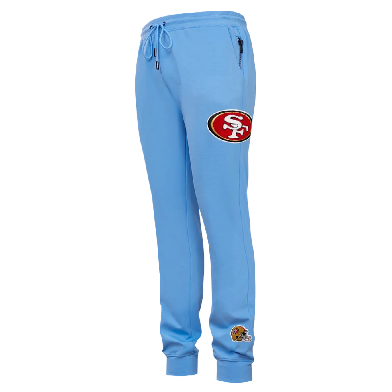 Versatile Style NFL SAN FRANCISCO 49ERS CLASSIC CHENILLE MEN'S JOGGER (UNIVERSITY BLUE)
