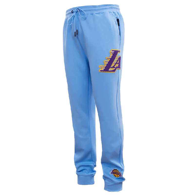 Summer Tees NBA LOS ANGELES LAKERS CLASSIC CHENILLE MEN'S JOGGER (UNIVERSITY BLUE)