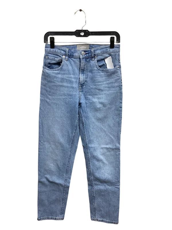 Fashion Basics Jeans Straight By Everlane In Blue Denim, Size: 4