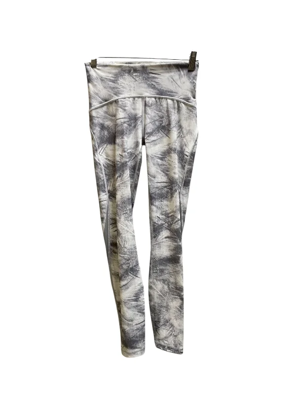 Relaxed Wear Athletic Leggings By Lululemon In White, Size: 4