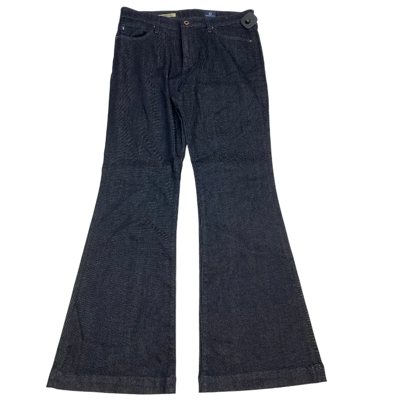 Classic Jackets Jeans Flared By Adriano Goldschmied In Blue Denim, Size: 12p