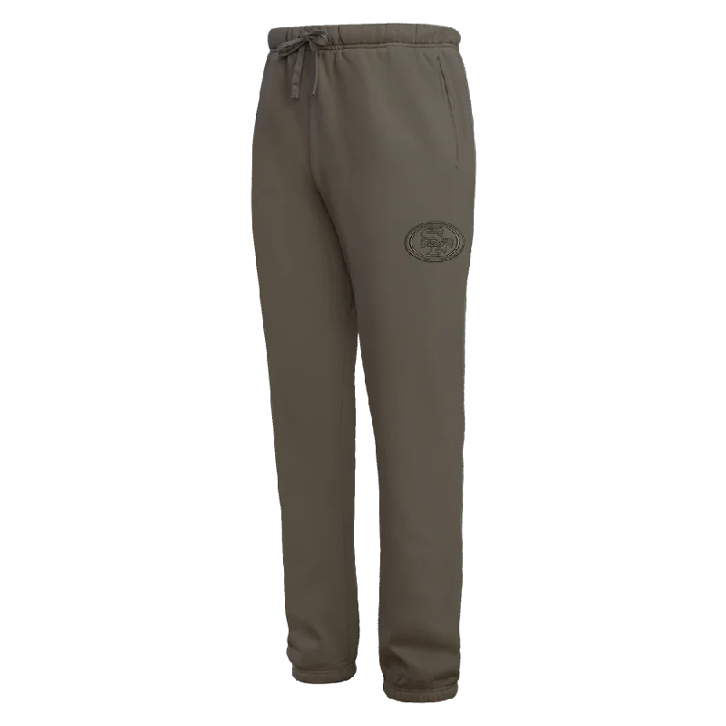 Comfortable Style NFL SAN FRANCISCO 49ERS NEUTRAL MEN'S SWEATPANT (DARK TAUPE)