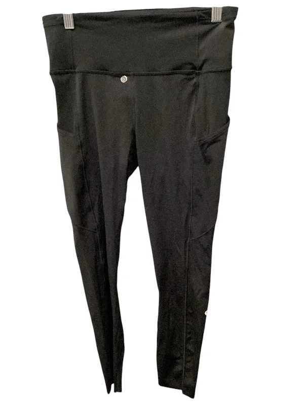 Jogging Jackets Athletic Leggings By Lululemon In Black, Size: 6