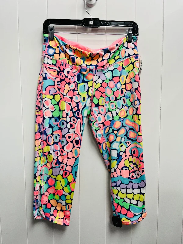 Puffer Jackets Capris Designer By Lilly Pulitzer In Blue & Pink, Size: L