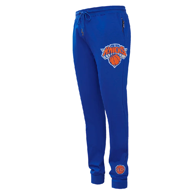Jogging Jackets NBA NEW YORK KNICKS CLASSIC CHENILLE MEN'S JOGGER (ROYAL BLUE)