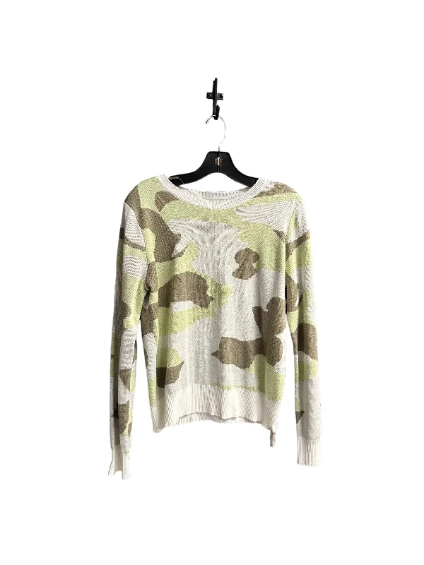 Casual Hoodies Camouflage Print Top Long Sleeve Fate, Size S