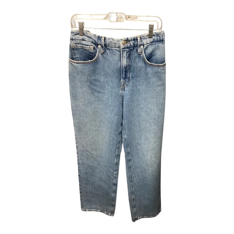 All-Day Wear Jeans Straight By Good American In Blue, Size: 6