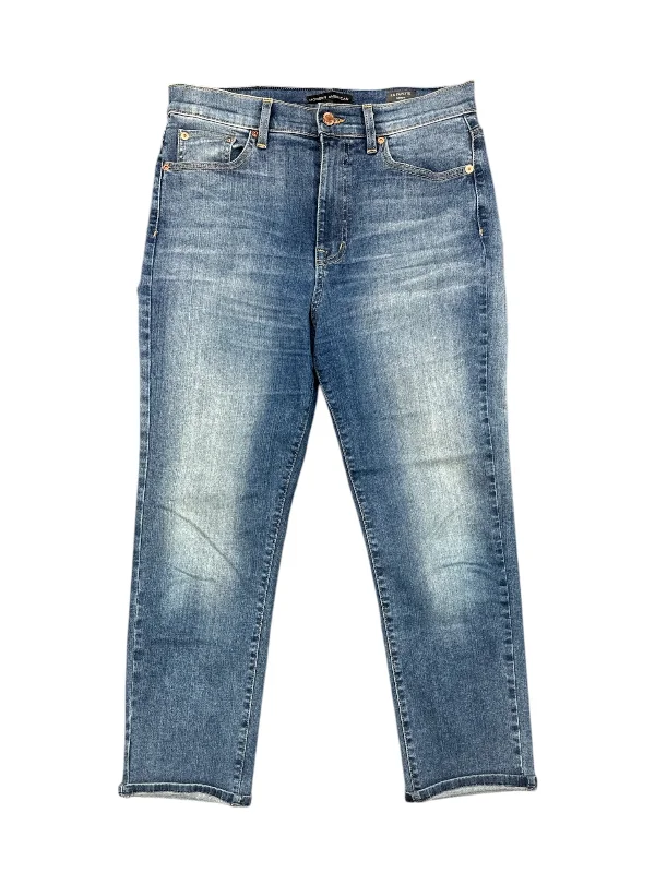 Tailored Comfort Jeans Cropped By Modern American In Blue Denim, Size: 10