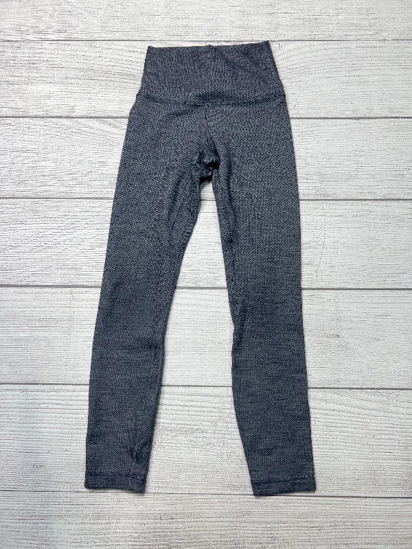 Everyday Wear Athletic Leggings By Lululemon In Grey, Size: Xs