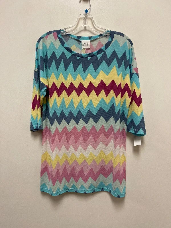 High-end Jackets Top Long Sleeve By Sew In Love In Multi-colored, Size: M