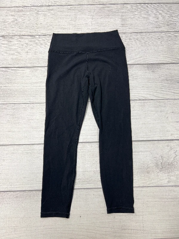 Minimalist Style Athletic Capris By Athleta In Black, Size: M
