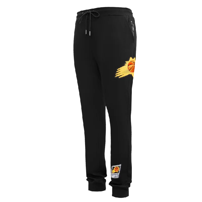 Street Style NBA PHOENIX SUNS CLASSIC CHENILLE MEN'S JOGGER (BLACK)