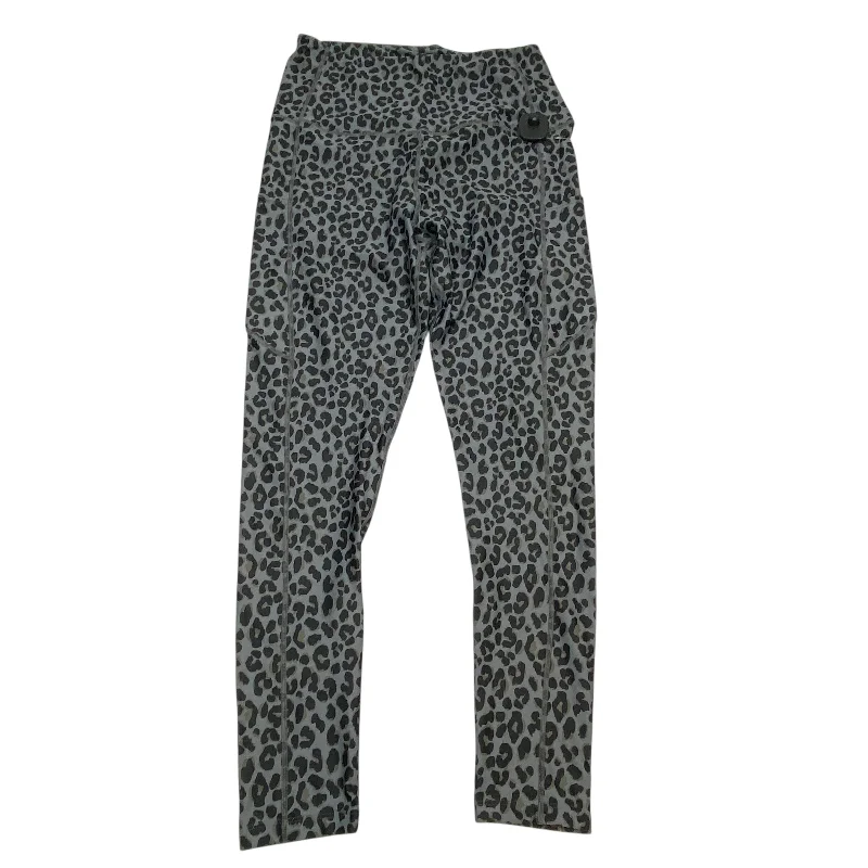 Printed Scarves Athletic Leggings By Libin In Animal Print, Size: L