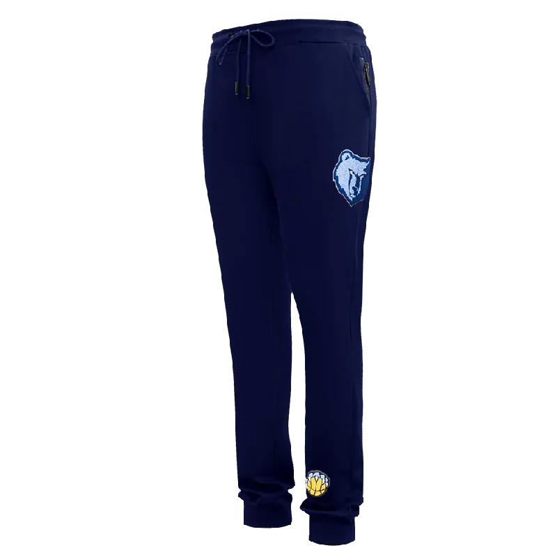Everyday Outfits NBA MEMPHIS GRIZZLIES CLASSIC CHENILLE MEN'S JOGGER (MIDNIGHT NAVY)