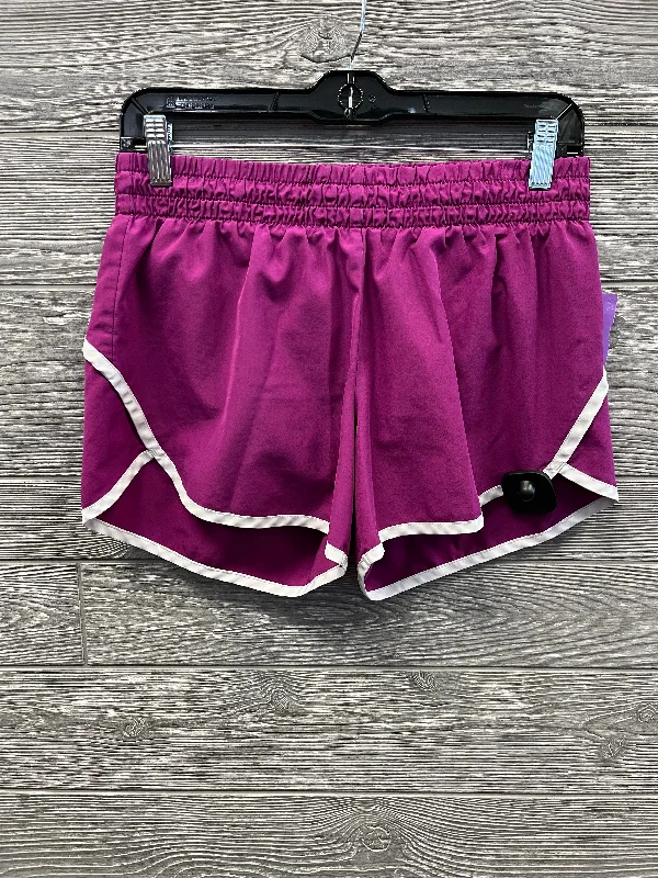 Lounge Wear Athletic Shorts By Athletic Works In Purple, Size: M