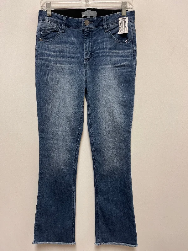 Simple Styles Jeans Flared By Wit & Wisdom In Blue Denim, Size: 4