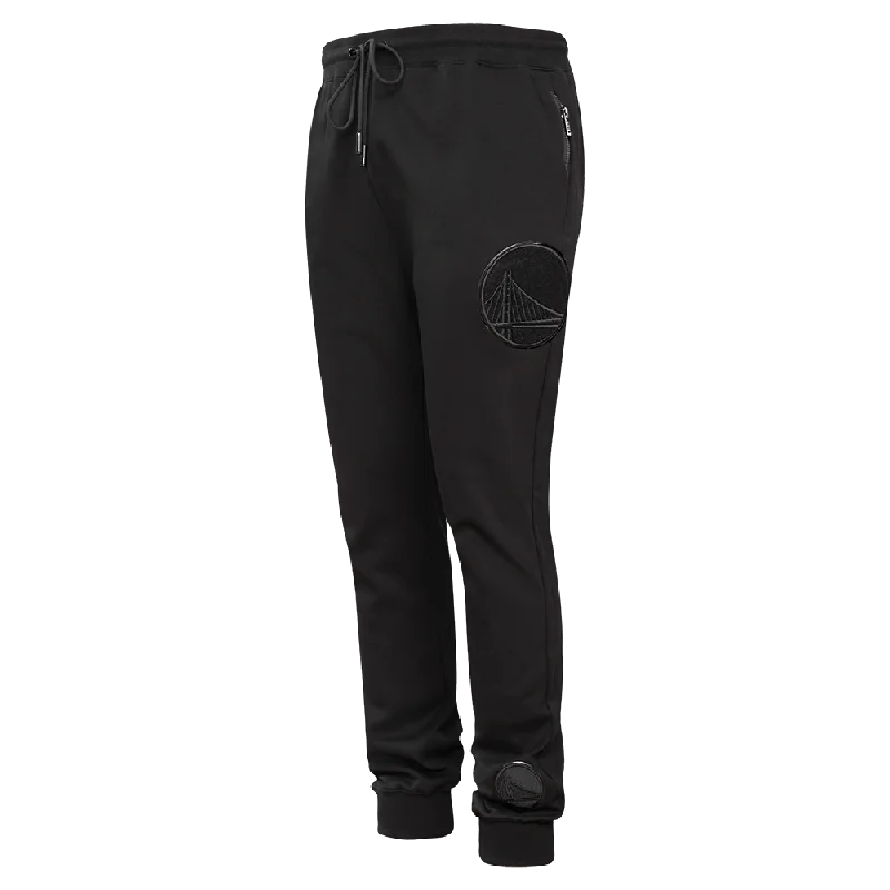 Comfortable Style NBA GOLDEN STATE WARRIORS TRIPLE BLACK LOGO MEN'S JOGGER (TRIPLE BLACK)