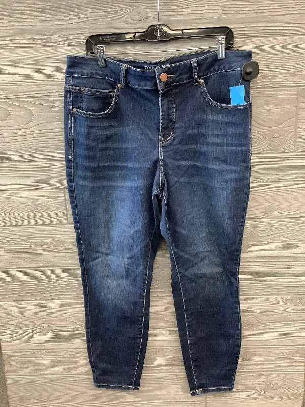 Cozy Apparel Jeans Skinny By Maurices In Blue Denim, Size: 18
