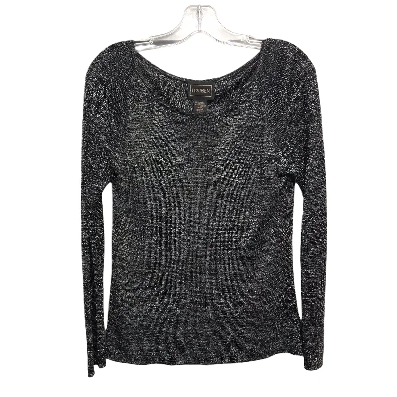 Cozy Fit Top Long Sleeve By Louben In Black, Size: L
