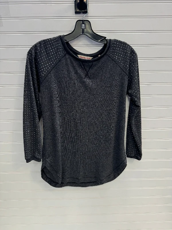 Comfy Jackets Top Long Sleeve By Rebecca Taylor In Grey, Size: Xs
