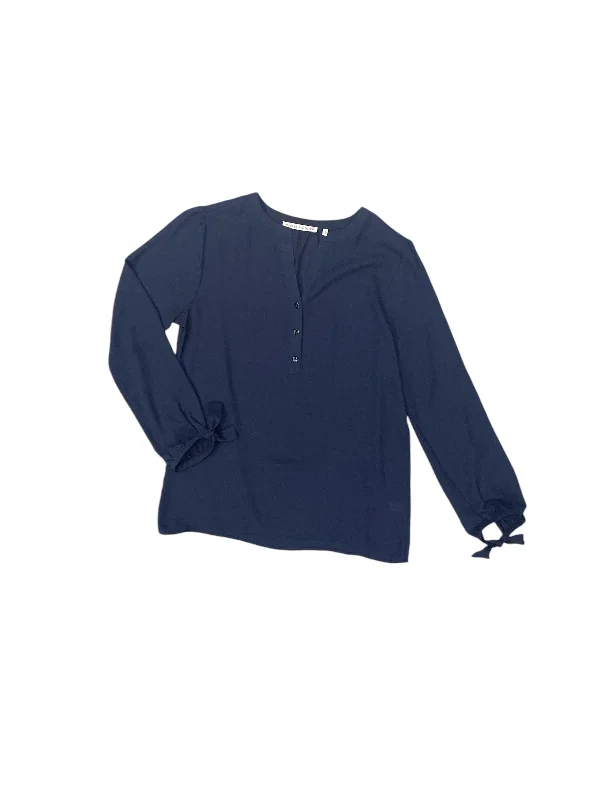 Outdoor Wear Top Long Sleeve By Violet And Claire In Navy, Size: S