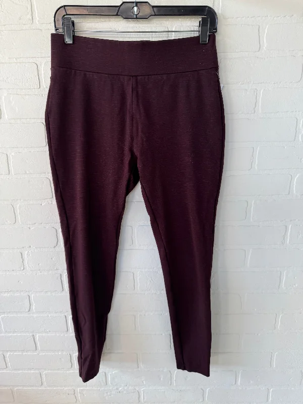 Casual Hoodies Pants Leggings By Matty M In Brown, Size: 8