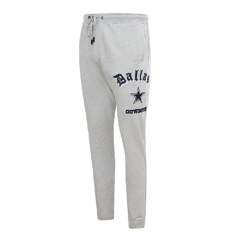 Urban Comfort NFL DALLAS COWBOYS OLD ENGLISH LOGO MEN'S SWEATPANT (HEATHER GREY)