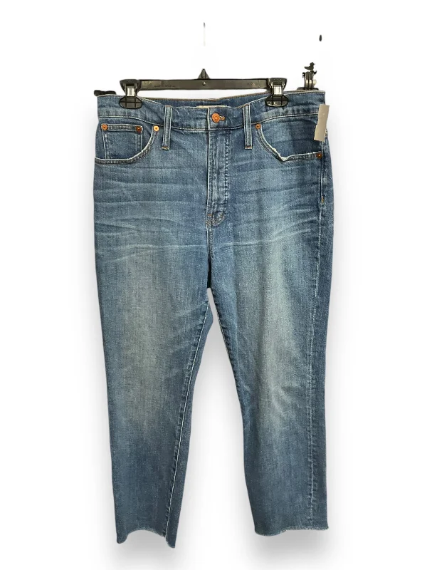 Versatile Looks Jeans Straight By Madewell In Blue, Size: 12
