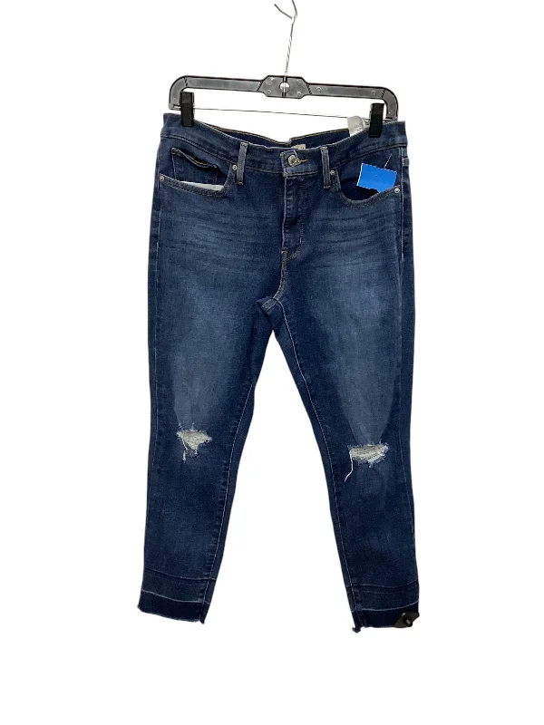Cool Comfort Jeans Skinny By Levis In Blue Denim, Size: 12