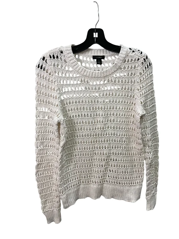 Stylish Comfort Top Long Sleeve By Halogen In White, Size: Xs