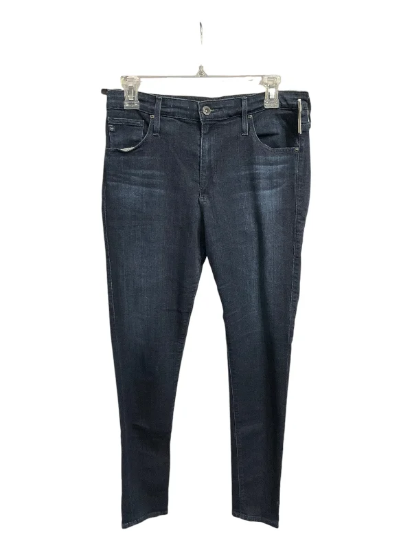 Smart Wear Jeans Skinny By Ag Jeans In Blue, Size: 10