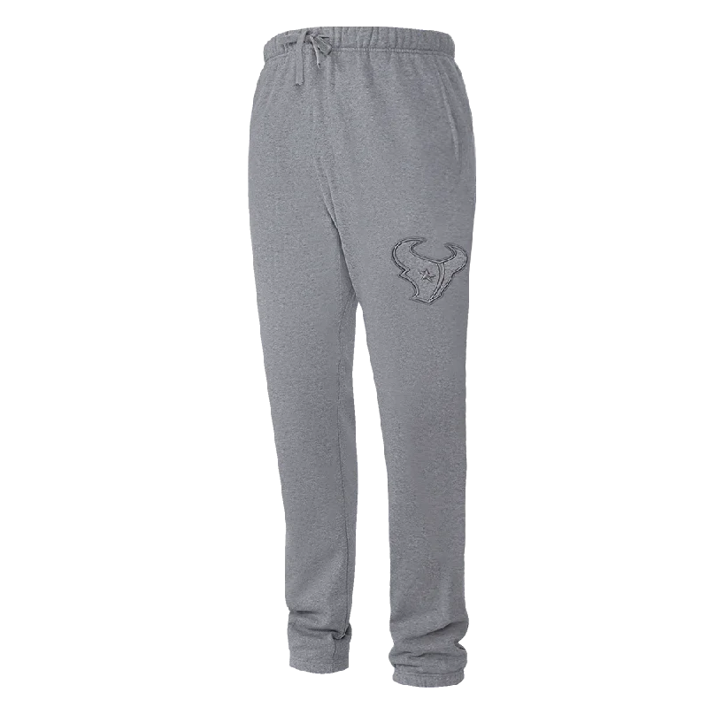 Lounge Wear NFL HOUSTON TEXANS NEUTRAL MEN'S SWEATPANT (DARK HEATHER GRAY)
