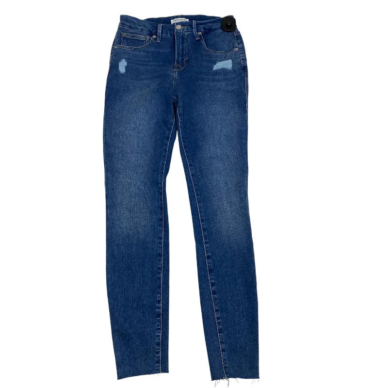 Casual Outfit Jeans Skinny By Good American In Blue Denim, Size: 6