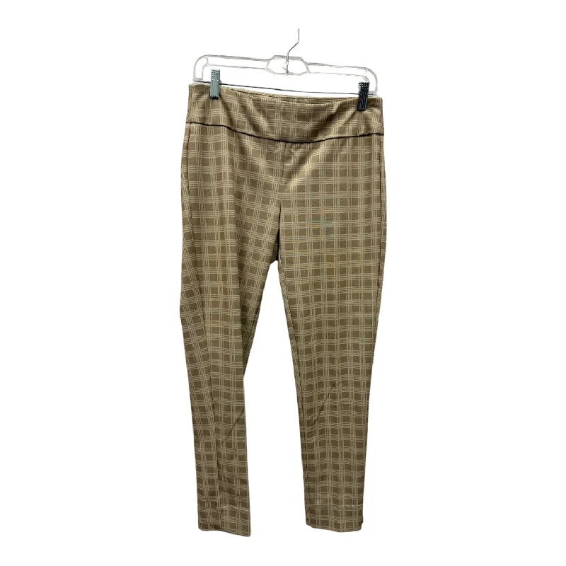 Sporty Chic Pants Leggings By Zac And Rachel In Brown, Size:8