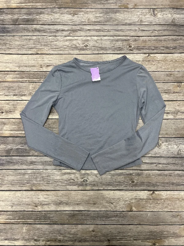 Casual Trends Top Long Sleeve By Cmf In Grey, Size: S