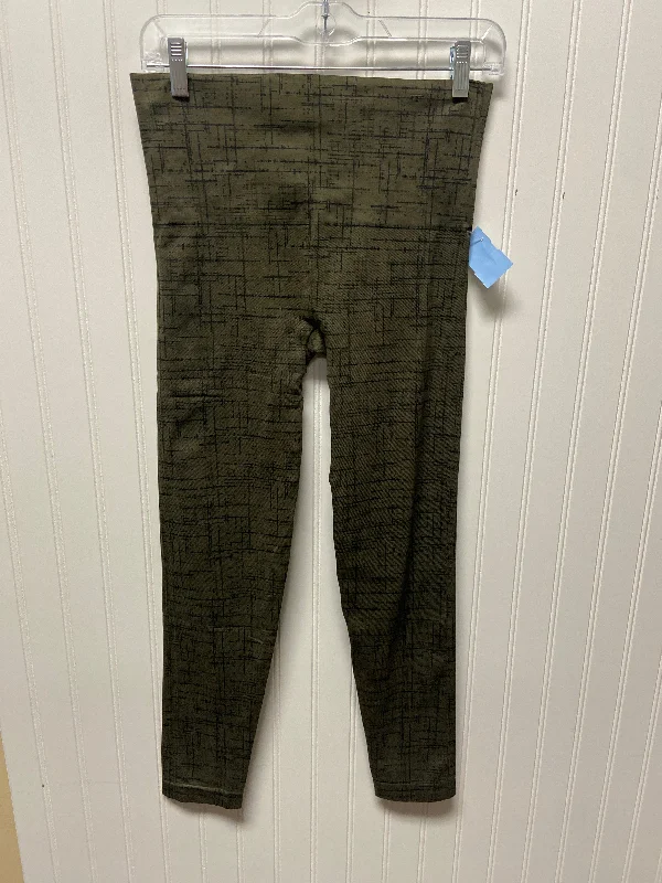 Comfy Apparel Pants Leggings By Spanx In Green, Size: L