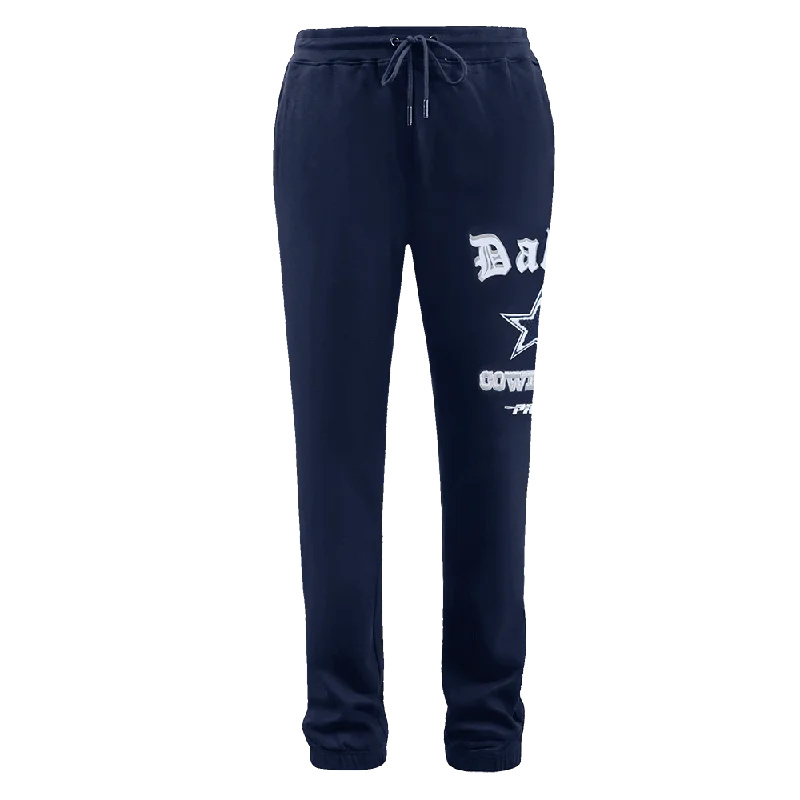 Weekend Outfits NFL DALLAS COWBOYS OLD ENGLISH LOGO MEN'S SWEATPANT (MIDNIGHT NAVY)