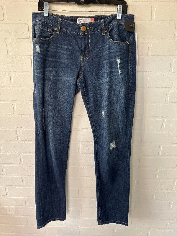 Timeless Style Jeans Boyfriend By Cabi In Blue Denim, Size: 8