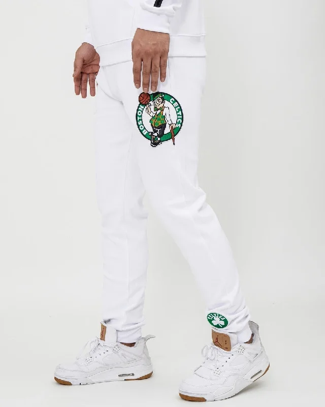 Casual Boots NBA BOSTON CELTICS LOGO MEN'S JOGGER (WHITE)
