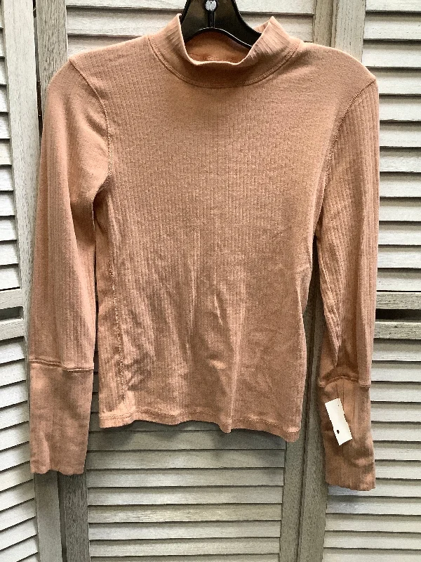 Summer Tees Pink Top Long Sleeve Free People, Size M