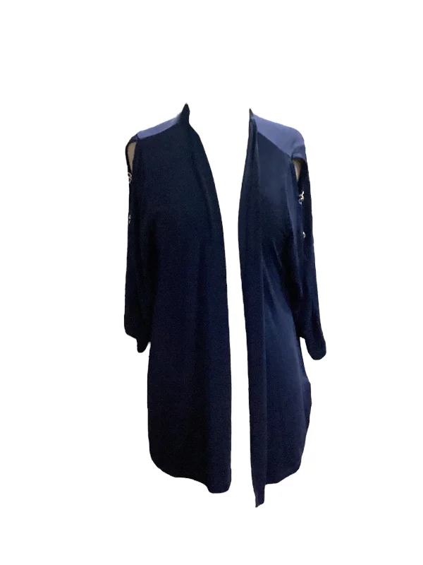 Classic Jackets Navy Top 3/4 Sleeve Chicos, Size L