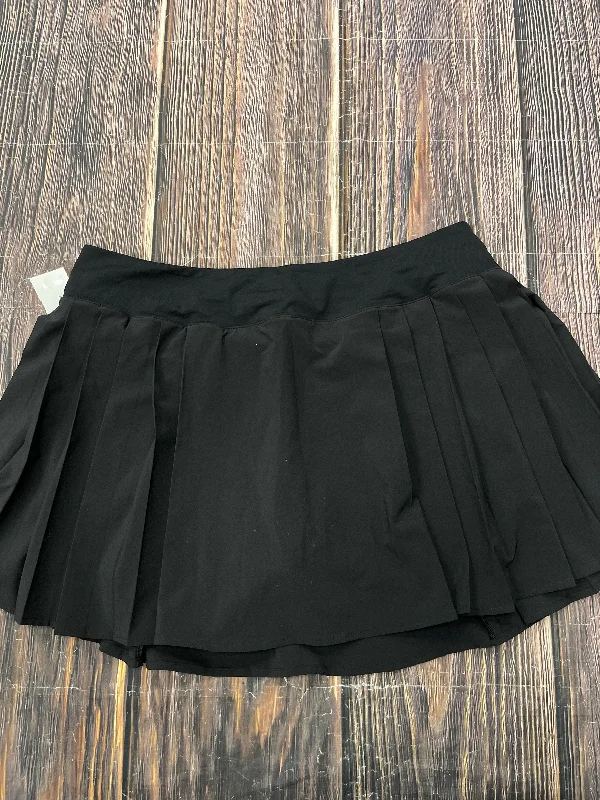 Tailored Coats Athletic Skort By Lululemon In Black, Size: 12