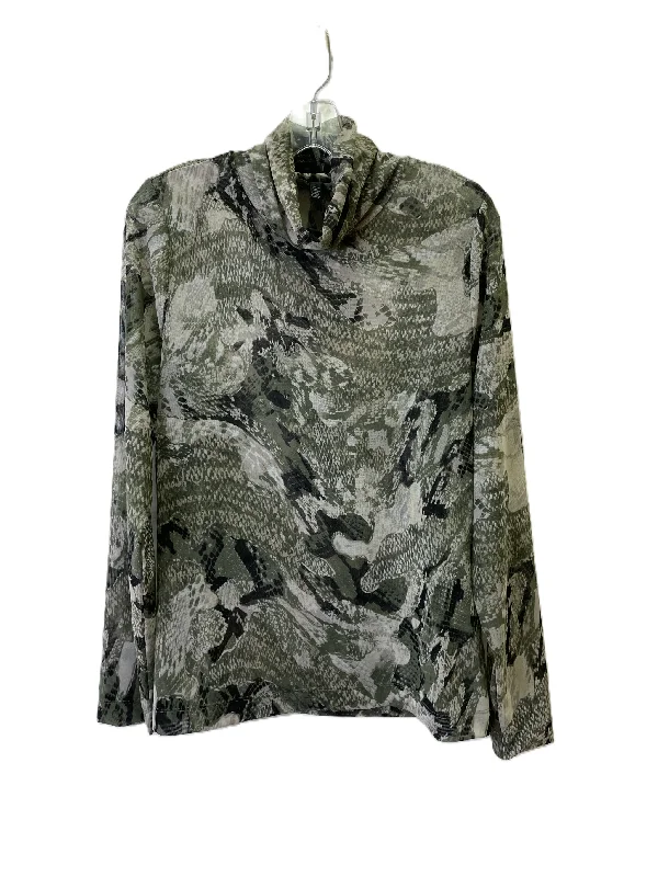 Easy Fashion Top Long Sleeve Basic By White House Black Market In Green, Size: L