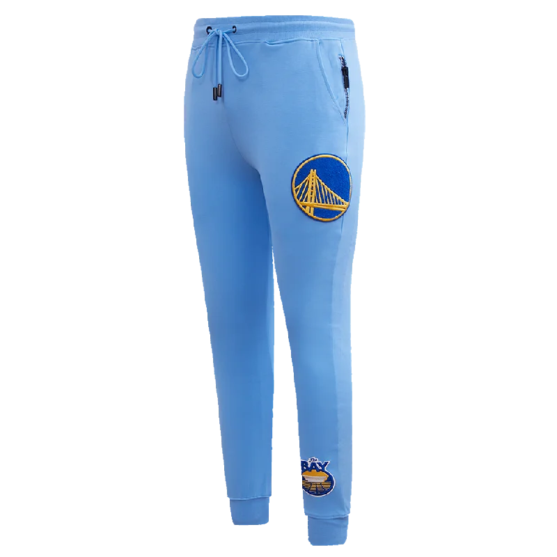 Classic Casual NBA GOLDEN STATE WARRIORS CLASSIC CHENILLE MEN'S JOGGER (UNIVERSITY BLUE)