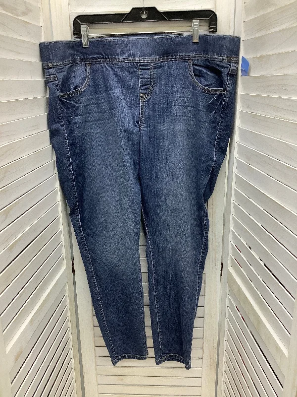 Modern Comfort Jeans Boyfriend By Torrid In Blue Denim, Size: 20